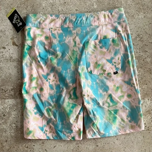 🐱 NWT Boys' Art Class Swim Tie-Dye Lined Board Shorts with Pockets 50+ UPF - Picture 6 of 9